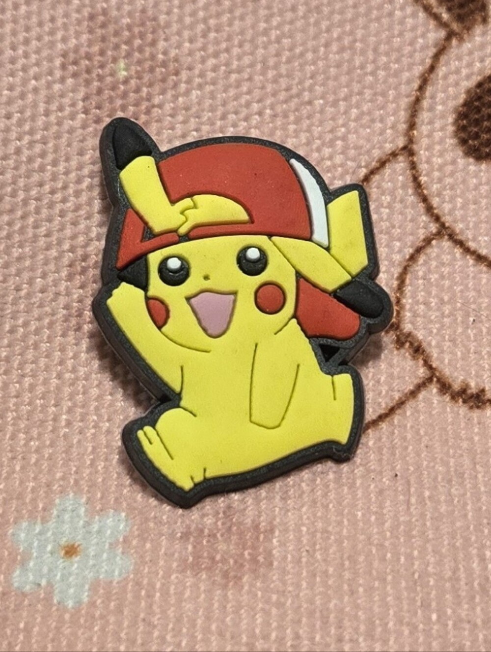 3/$10 Pikachu Red Hat Pokémon Jibbitz Croc Charm Gen 1